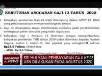 Kabar Gembira! Gaji Ke-13 PNS Cair Bulan Agustus 2020