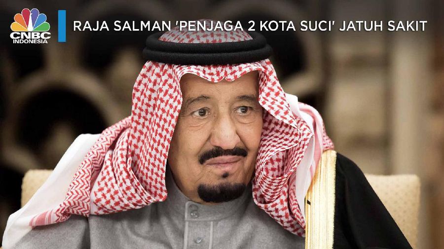 Raja Salman 'Penjaga 2 Kota Suci' Jatuh Sakit