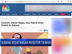 Subang Kedatangan Investor Taiwan