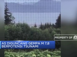 AS Diguncang Gempa M 7,8 Berpotensi Tsunami