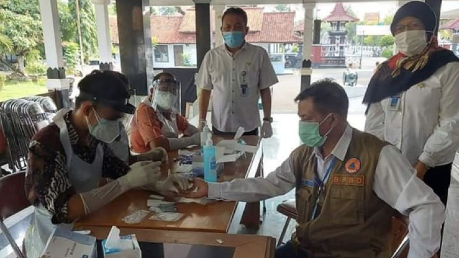 Bupati Pemalang Junaedi positif virus Corona atau COVID-19, Rabu (22/7/2020). (Istimewa via Detikcom)