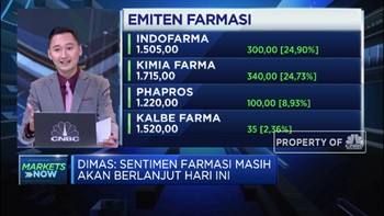 Euforia Vaksin Dongkrak Penguatan Emiten Farmasi