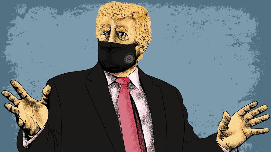 Infografis/Geger Dunia Persilatan! Trump Desak Warga AS Pakai Masker/Aristya Rahdian Krisabella