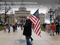 Rekor! 1000 Orang Meninggal Dalam Sehari Karena Coron di AS
