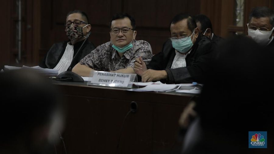 Sidang Tindak Pidana Korupsi PT Asuransi Jiwasraya (Persero) (CNBC Indonesia/Tri Susilo)