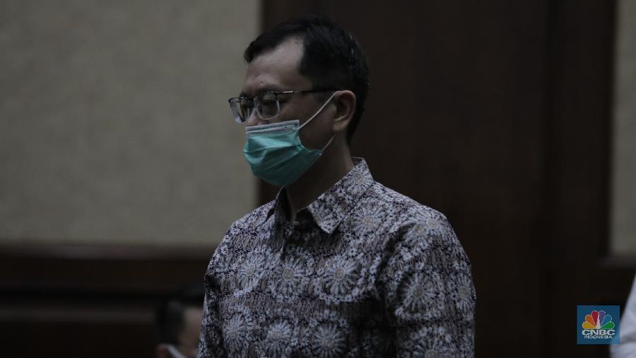 Sidang Tindak Pidana Korupsi PT Asuransi Jiwasraya (Persero) (CNBC Indonesia/Tri Susilo)