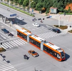 Penampakan Kereta Tanpa Rel China yang Bakal Masuk Indonesia