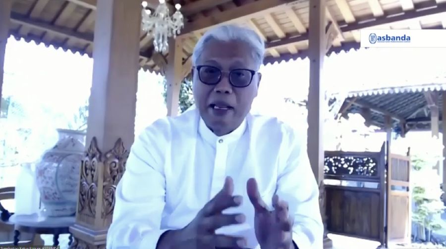 Ketua Asbanda Supriyatno di acara Webinar Nasional CNBC Indonesia bertema 