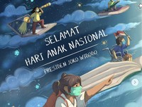 Hari Anak Nasional, Ini Pesan Jokowi ke Anak Indonesia