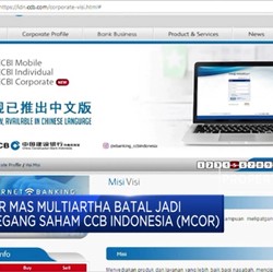 Sinar Mas Multiartha Batal Jadi Pemegang Saham CCB Indonesia