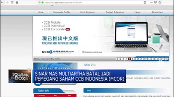 Sinar Mas Multiartha Batal Jadi Pemegang Saham CCB Indonesia