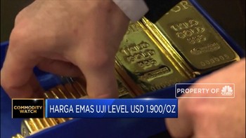 Cetak Rekor! Harga Emas Uji Level USD 1.900/Oz