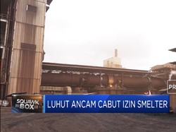 Luhut Ancam Cabut Izin Smelter