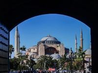 Syahdu, Pemandangan Salat Jumat Perdana di Hagia Sophia Turki
