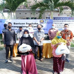 Brantas Abipraya Bantu Warga Jember Terdampak Covid-19