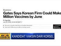 Ini Dia Kandidat Vaksin Covid-19 dari Korsel