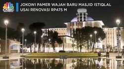 Jokowi Pamer Wajah Baru Masjid Istiqlal Usai Renovasi Rp475 M