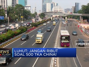 Luhut: Jangan Ribut Soal 500 TKA China