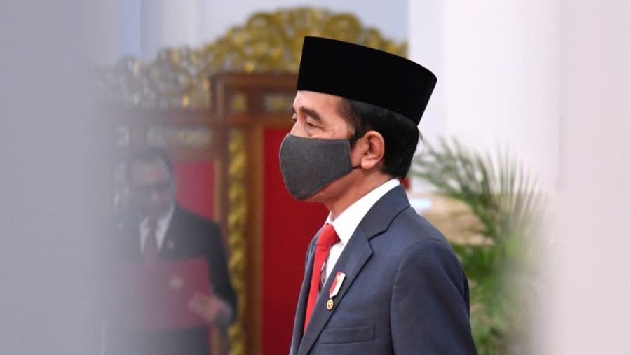 Presiden Joko Widodo (Jokowi) saat Pelantikan Gubernur Kepulauan Riau. (Biro Pers Sekretariat Presiden/Lukas)