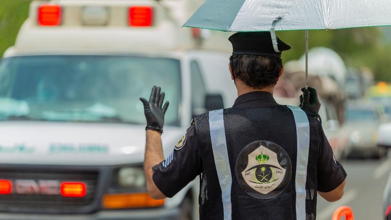 Pilgrims arrive to King Abdulaziz Airport for the Hajj pilgrimage to Mecca, in Jeddah, Saudi Arabia, Saturday, July 25, 2020. Saudi Arabia issued guidelines for about 1,000 pilgrims who will be allowed to perform the hajj pilgrimage in Mecca later this month (Saudi Ministry of Media via AP)