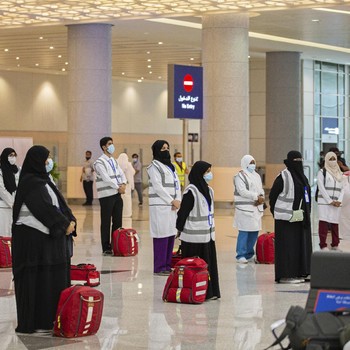 Intip Kedatangan Gelombang Pertama Jamaah Haji 2020 di Jeddah