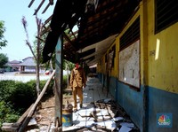 Tolong Mas Nadiem, Gedung SD di Bekasi ini Rusak Parah