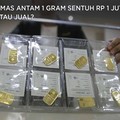 Harga Emas Antam 1 Gram Tembus Rp 1 Juta, Tahan atau Jual?