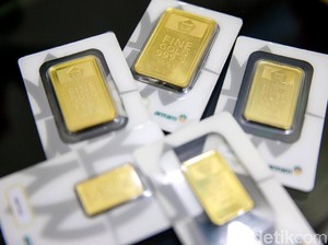 Harga Emas Hari Ini Naik Rp 10.000/Gram