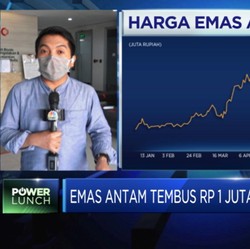 Top! Emas Antam Tembus Rp 1 Juta per Gram