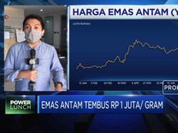 Top! Emas Antam Tembus Rp 1 Juta per Gram