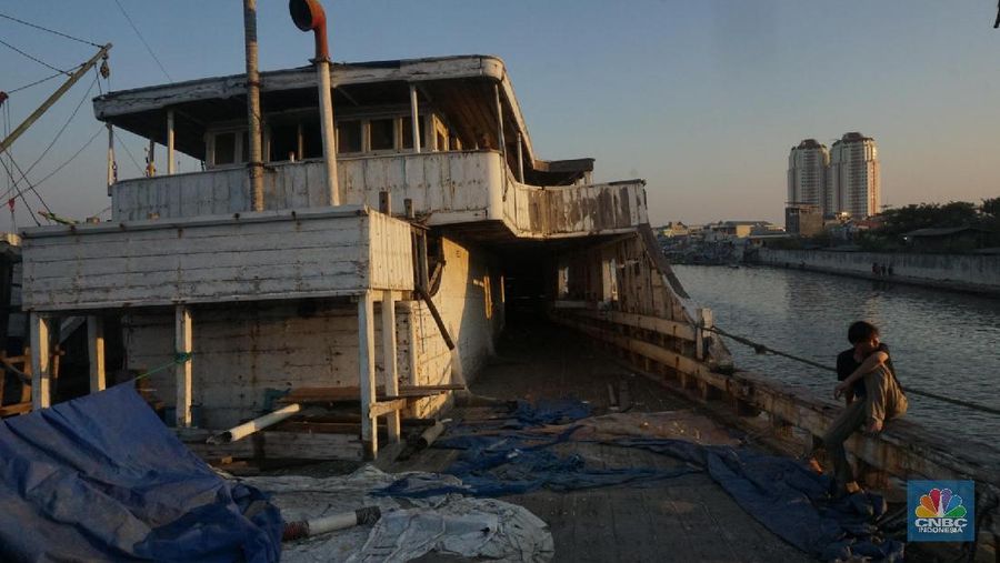 Sayup suara ombak menyusup hingga ke ruang-ruang sempit Kapal yang tengah bersandar di Pelabuhan Sunda Kelapa, Jakarta Utara, Rabu (29/7/2020) petang itu. Sejumlah anak dengan berani tengah asik melompat bergantian dari atas kapal, sambil berteriak.
Sunda Kelapa adalah nama pelabuhan yang berada di ujung utara Jakarta. Pelabuhan ini sudah ada sejak ratusan tahun lalu. Pada zaman kerajaan, Sunda Kelapa adalah pusat perdagangan. Kini, meski telah dimakan usia, pelabuhan ini masih tetap ramai.
Banyak orang mengais rezeki di Pelabuhan Sunda Kelapa. Ada pedagang, nelayan, Anak Buah Kapal (ABK), pemberi jasa sampan, hingga buruh angkut. Semua tumpah ruah menjadi satu. Namun bagi anak-anak sunda kelapa adalah tempat paling asik untuk bermain.

Pelabuhan Sunda Kelapa lambat laun tidak terlihat sesibuk saat masa jayanya. Kini, pelabuhan tersebut dikelola oleh PT Pelindo II dan tidak mengantongi sertifikasi International Ship and Port Security karena sifat pelayanan jasanya hanya untuk melayani kapal antar pulau di dalam negeri.

Dari sisi ekonomi pelabuhan ini masih cukup strategis, mengingat berdekatan dengan pusat-pusat perdagangan di Jakarta seperti Glodok, Pasar Pagi, Mangga Dua, dan lain-lainnya. Menjadi buruh kuli angkut mungkin bukan hal yang dicita-citakn oleh banyak orang. Namun ketika tidak ada lagi keahlian yang bisa ditawarkan selain tenaga kasar maka menjadi buruh kasar sebagai kuli angkut pun harus dijalani.

Setidaknya ini yang tertangkap saat melihat potret para kuli angkut di Pelabuhan Sunda Kelapa Jakarta Utara. Dalam sehari para pekerja kuli angkut ini mampu membongkar muatan dengan berat total 300ton. Beban sebesar ini dikerjakan oleh 20an orang pekerja.  (CNBC Indonesia/ Muhammad Sabki)