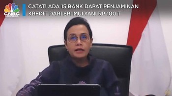 Catat! Ada 15 Bank Dapat Penjaminan Kredit dari Sri Mulyani