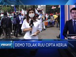 Demo KSPI Minta Pembahasan Omnibus Law Cipta Kerja Dihentikan