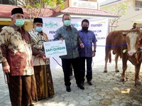 Bank Mandiri Gandeng PBNU Salurkan Kurban IdulAdha