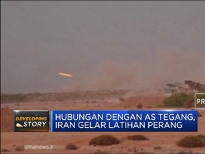 Hubungan dengan AS Tegang, Iran Gelar Latihan Perang