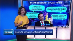 Jokowi Wanti-Wanti Awan Gelap Ekonomi Selimuti RI