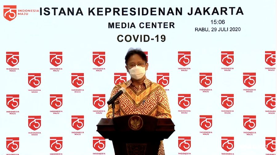 Keterangan Pers Budi Gunadi Sadikin, Ketua Satgas Pemulihan Ekonomi Nasional  (Tangkapan Layar Youtube Sekretariat Presiden)