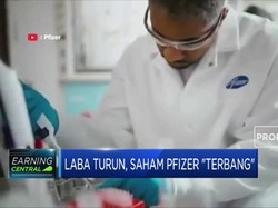 Laba Turun, Saham Pfizer "Terbang"