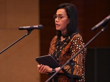Sad... Sri Mulyani Tersentuh Saat Menyanyikan Indonesia Raya