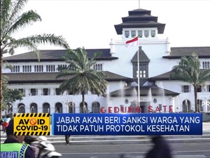 Resmi! Denda Menanti Pelanggar Protokol Kesehatan di Jabar