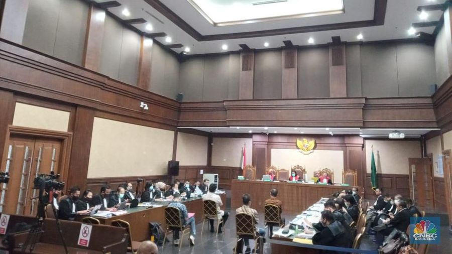 Sidang lanjutan Tindak Pidana Korupsi (Tipikor) terkait kasus korupsi PT Asuransi Jiwasraya (Persero)/Syahrizal Sidik