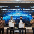 BRI & Telkom Kerja Sama Pemanfaatan Satelit
