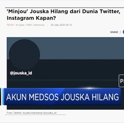 Goodbye, Semua Akun Medsos Jouska Hilang