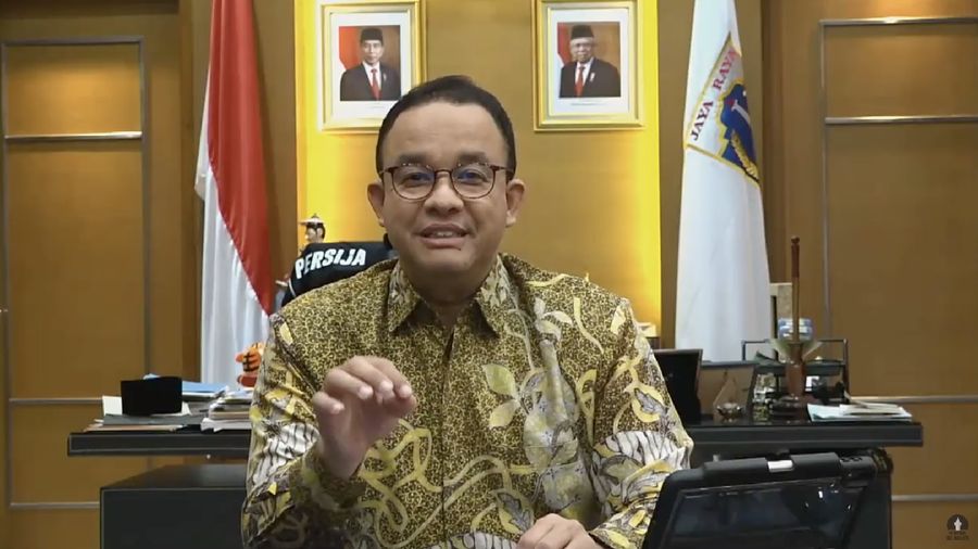 Gubernur DKI Jakarta Anies Baswedan Mengumumkan Status PSBB Transisi Jakarta (Tangkapan Layar Youtube PEMPROV DKI JAKARTA)