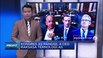 Kongres AS Panggil 4 Bos Raksasa Teknologi