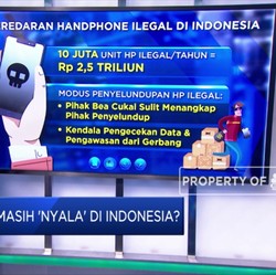 Ponsel Ilegal Masih 'Nyala' di Indonesia?