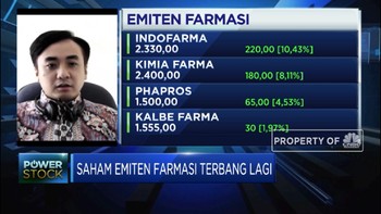 Kabar Baik Vaksin Covid-19, Saham Emiten Farmasi Melejit