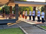Pakai Masker, Jokowi Sholat Idul Adha di Istana Bogor