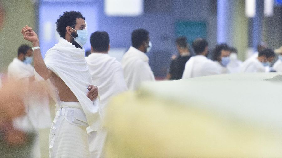 Suasana lempar Jumrah di Mina. (AP/Ministry of Media)