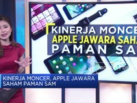 Kinerja Moncer, Apple Jawara Saham Paman Sam